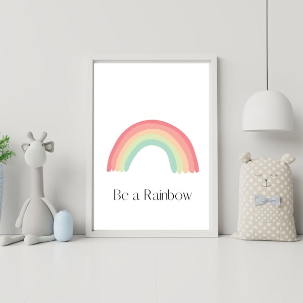 Rainbow Wall Decor Baby Bedroom Decor Rainbow Wall Art Rainbow Wall Decor Rainbow Art   kids room decoration Kids room decor