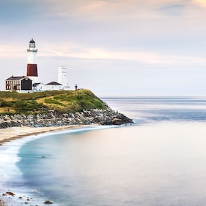 Montauk Lighthouse, Montauk, Long Island, New York, Photography Print, Home Decor, Signed Wall art by James Katt Photography