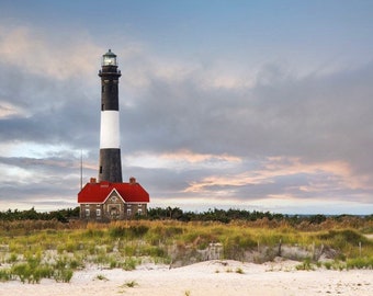 Fire Island Lighthouse, Fire Island, Long Island, New York, Photography Print, Home Decor, Signed Wall art by James Katt Photography