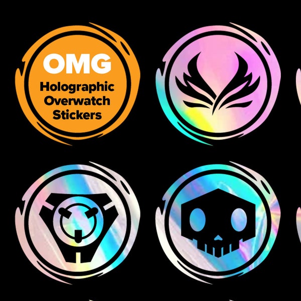 Overwatch Ult Holographic Stickers