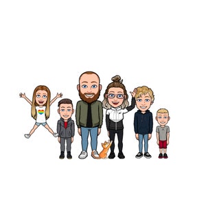 Personalised Bitmoji Illustrations