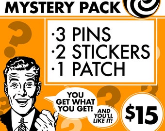 Pins, Patch & Stickers Mystery Pack