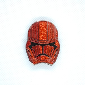 Evil Red Trooper Enamel Pin GLITTER