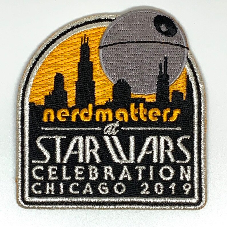 Star Wars Celebration Chicago 2019 Exclusive Logo Embroidered Iron On Patch