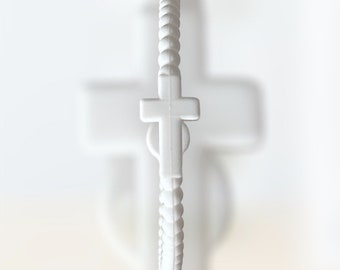 Braccialetti Con Croce In Silicone – 7 Colori – Taglie XS S M L – Regalo Religioso Cristiano