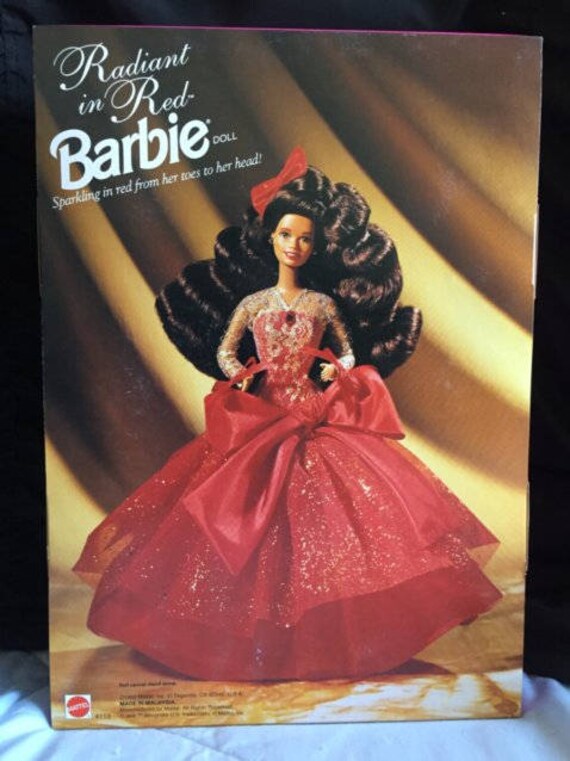 radiant in red barbie