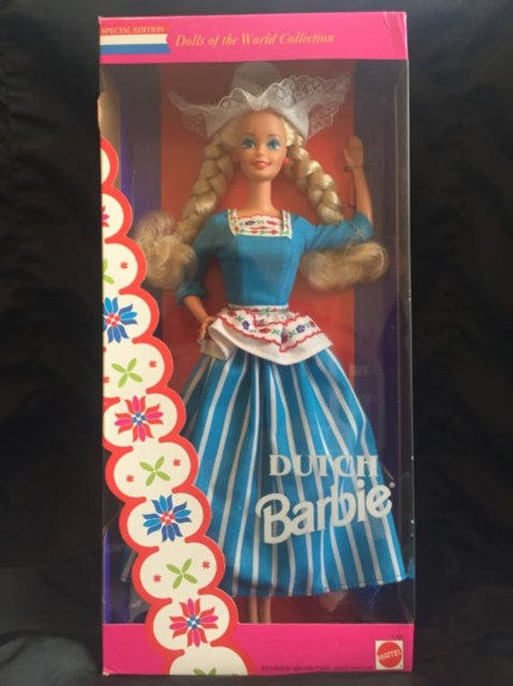 Special Edition Dutch Barbie Dolls of the World Collection- NRFB