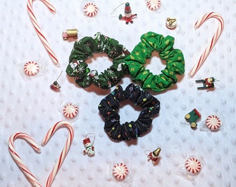 SCRUNCHIES DE NAVIDAD DE VACACIONES ~ Set 8 Niñas Adolescentes Mujeres