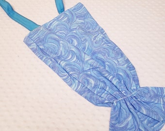 Sirena cola crossbody Tote Bolso-Chicas, Bolso de sirena, a través del monedero del cuerpo, bolso de las niñas, tote de los niños
