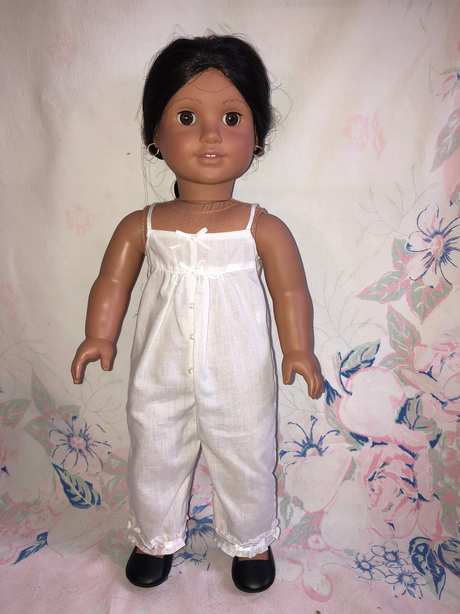American Girl Doll Josefina Christmas Outfit Gold Dress White Etsy