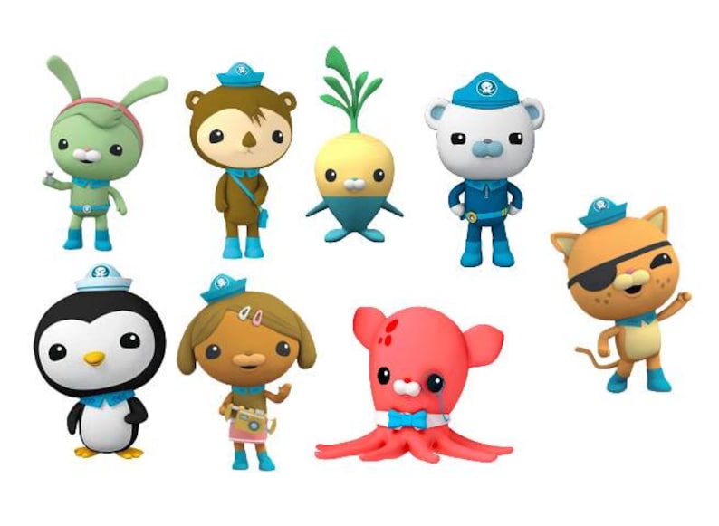 Octonauts Cupcake Toppers Etsy