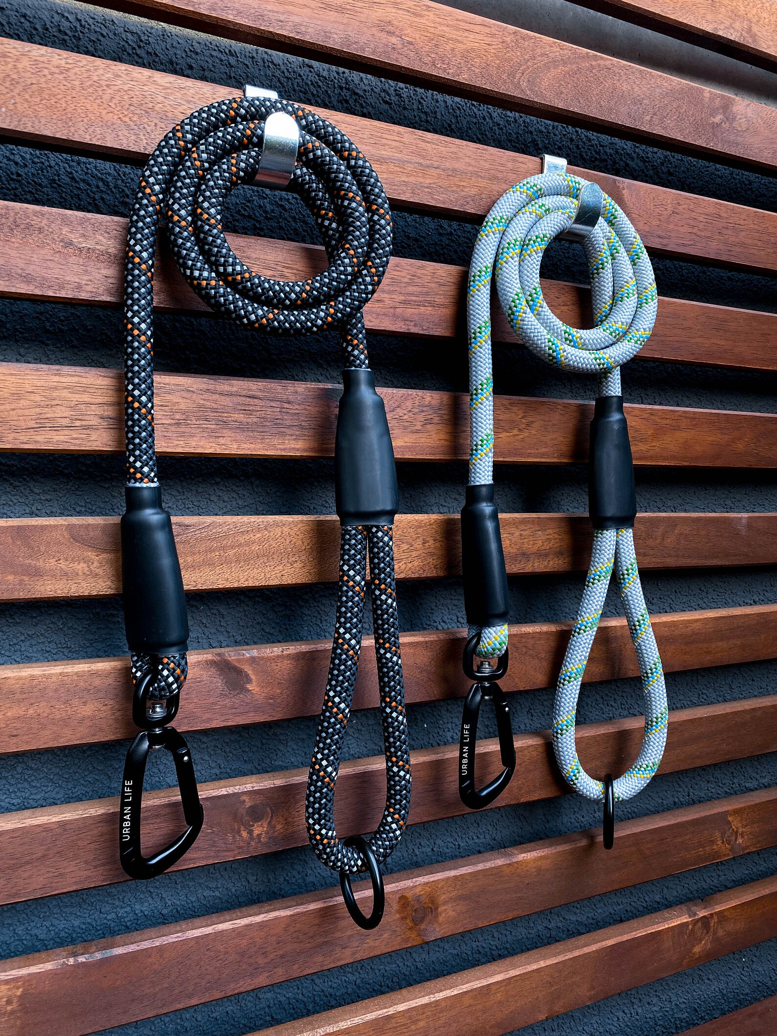 URBAN LIFE Reflective Rope Dog Leash With Carabiner Pet Leash Etsy