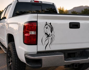 Horse Car Decal | Trailer, Truck Decor