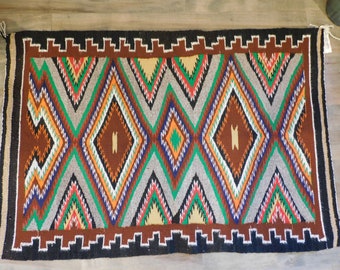 Navajo rug teec nos pos Eye Dazzler Bessie Lee