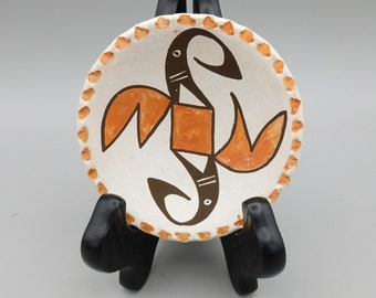 Mary Lewis Acoma Pottery Polychrome tray