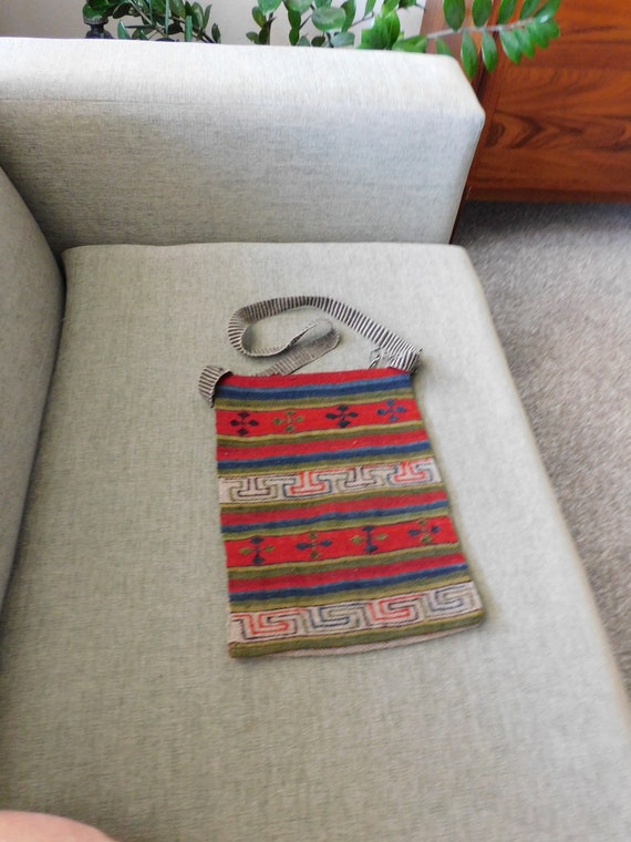 Vintage Peruvian Wool Bag - image 7