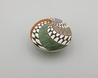 Sharon Lewis Acoma Pottery Miniature