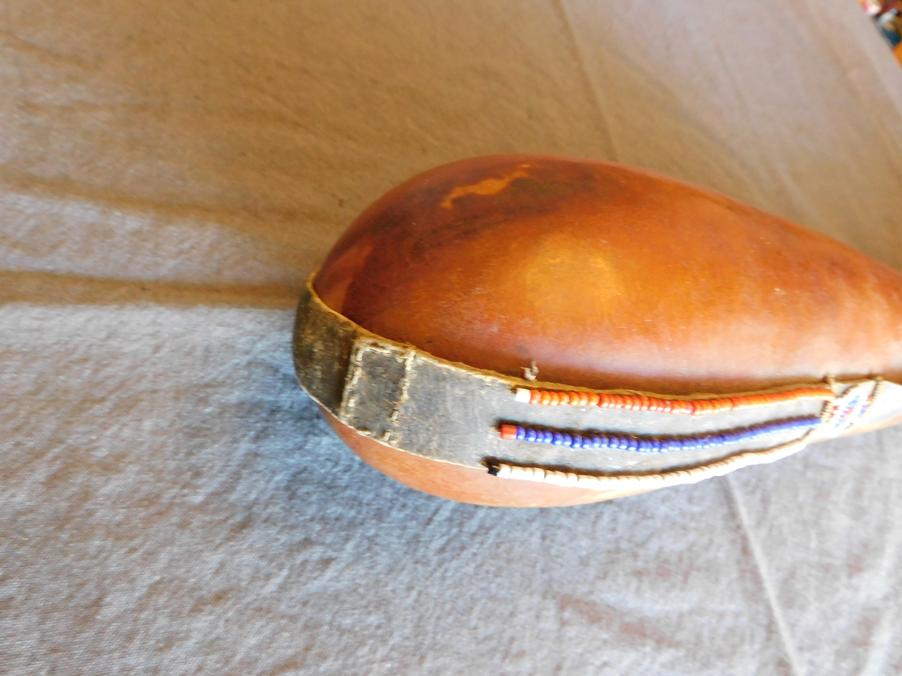 Vintage Maasai Blood and Milk Canteen Bottle Maasai Tribe Africa