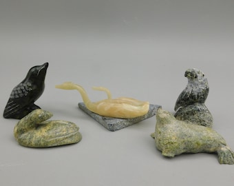 Five Inuit Miniature Carvings