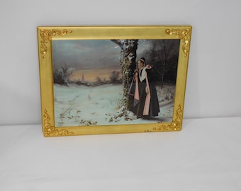 Victorian Ullman Colored Print 1898