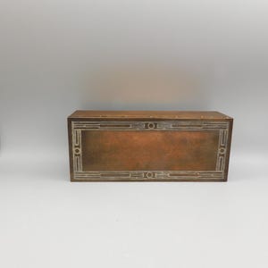 Heintz Arts and Crafts Silver over Bronze Humidor