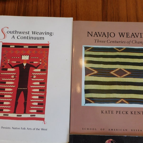 Four Native and Navajo rug resource Books