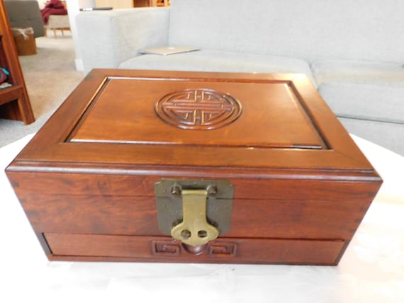 Vintage Asian Chinese Jewelry Box