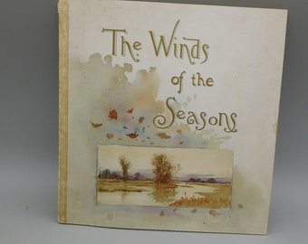 Arts and crafts Illustrated Book "The Winds of the season" 1890