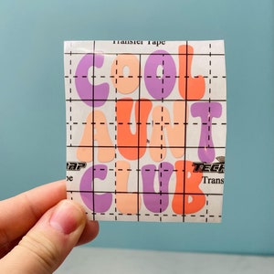 クールなおばさんクラブのカラフルなおばさんステッカーデカール