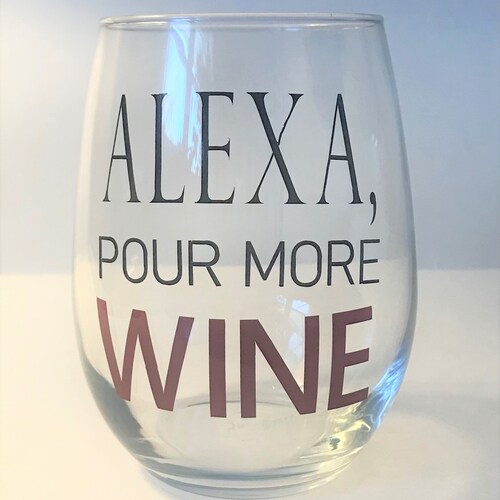 Funny Wine Glasses Etsy
