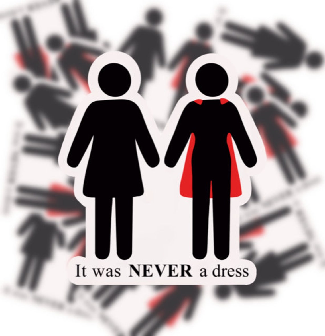 It Was NEVER a Dress Etsy