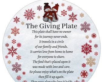 FREE Printable : 'The Giving Plate' (.47 charge is to meet Etsy's minimum requirement only.)