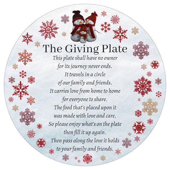 The giving plate deals