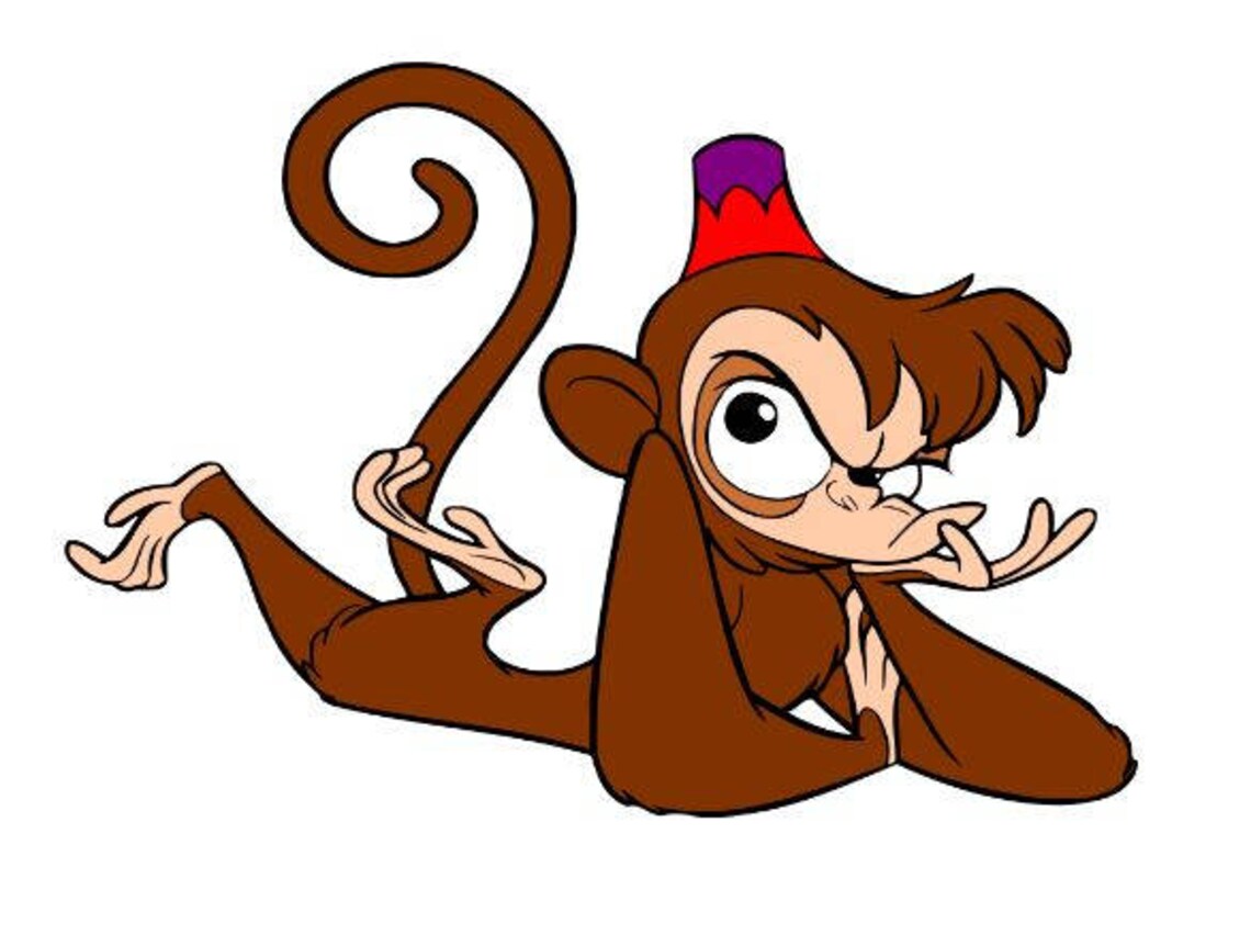 Aladdin s Monkey Svg File Svg Cutting File Disney Svg Etsy