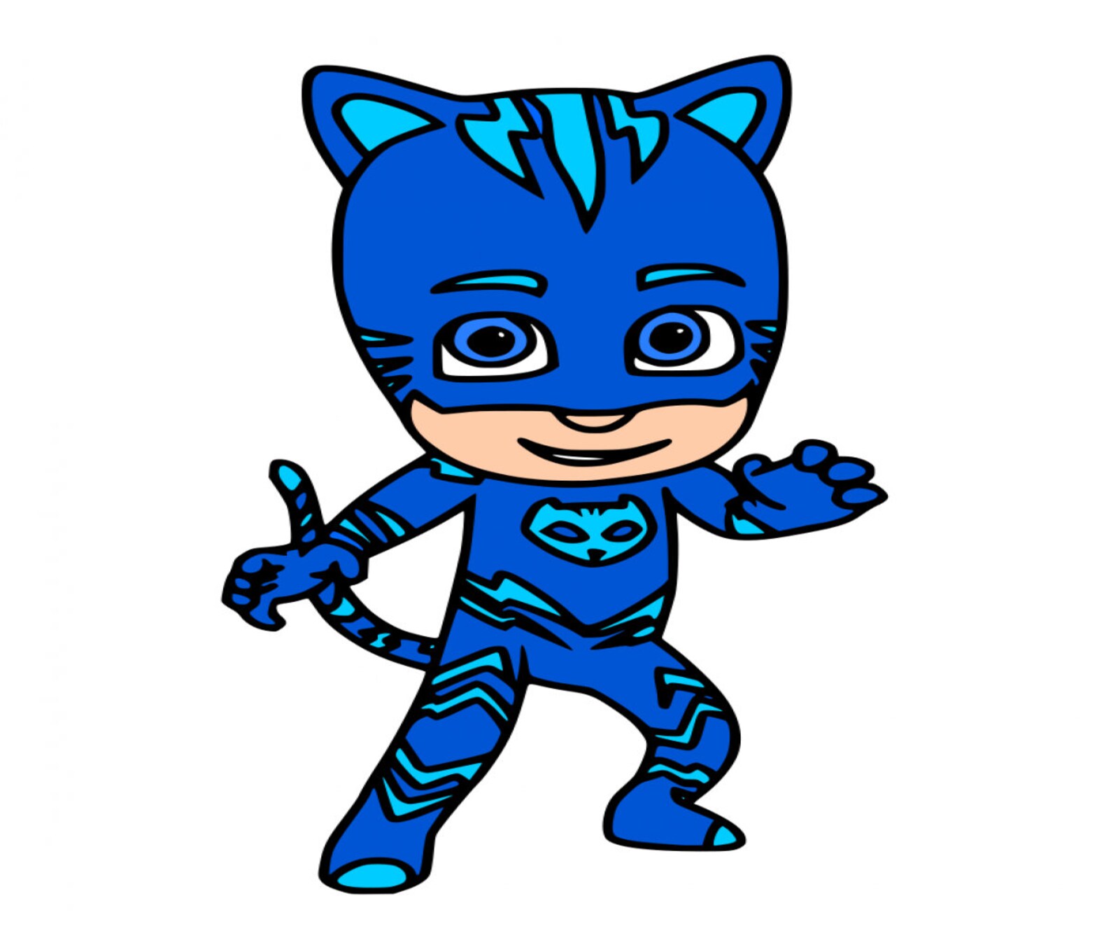 Download CatBoy PJ Mask Svg file Svg Cutting file Svg for Silhouette | Etsy