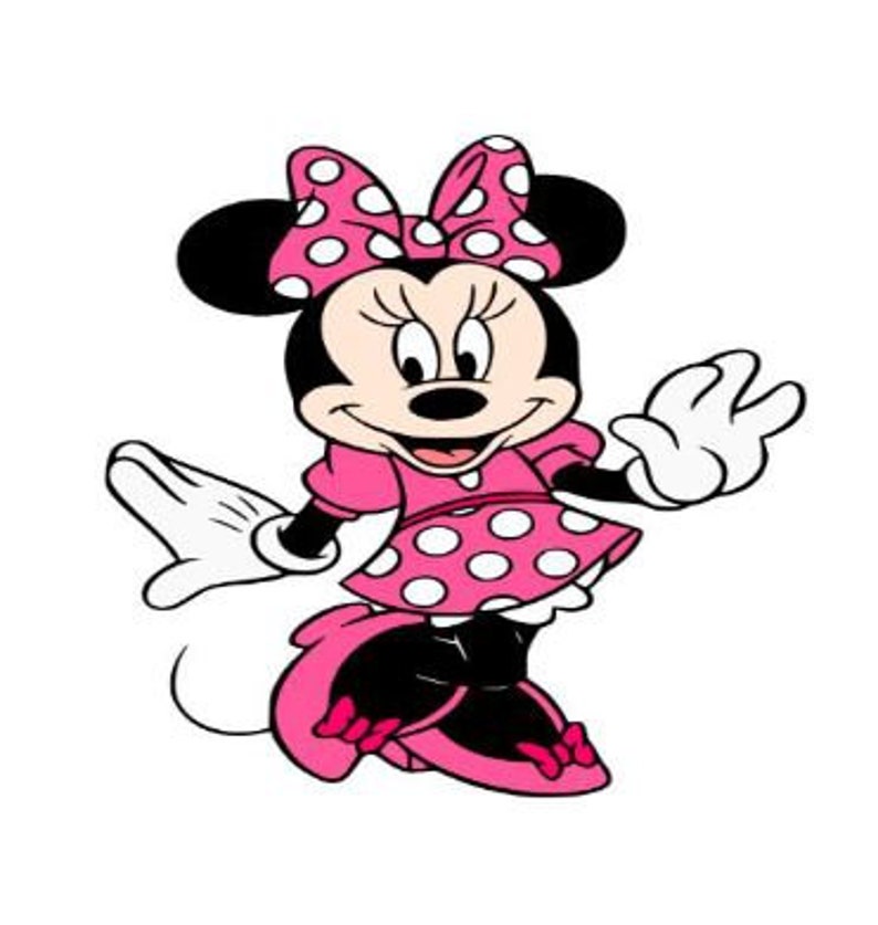 Minnie Mouse Svg File Svg Cutting File Svg for Silhouette | Etsy