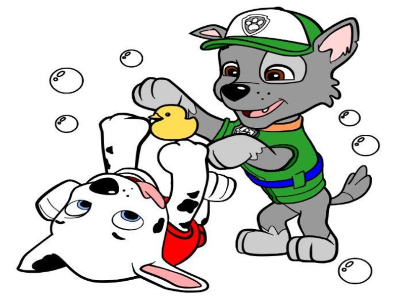 Download Paw Patrol Svg file Rocky & Marshall Svg file Svg Cutting ...