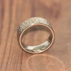 Titanium wedding ring, titanium wedding band, hand made titanium wedding band, titanium wedding ring