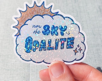 Opalite Cloud Glitter Sticker  |  Bold Glitter variant