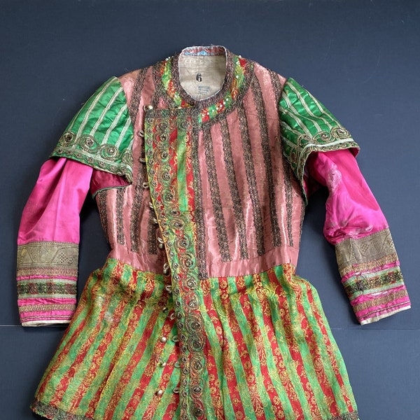 Veste de costume de théâtre français antique et sarouel