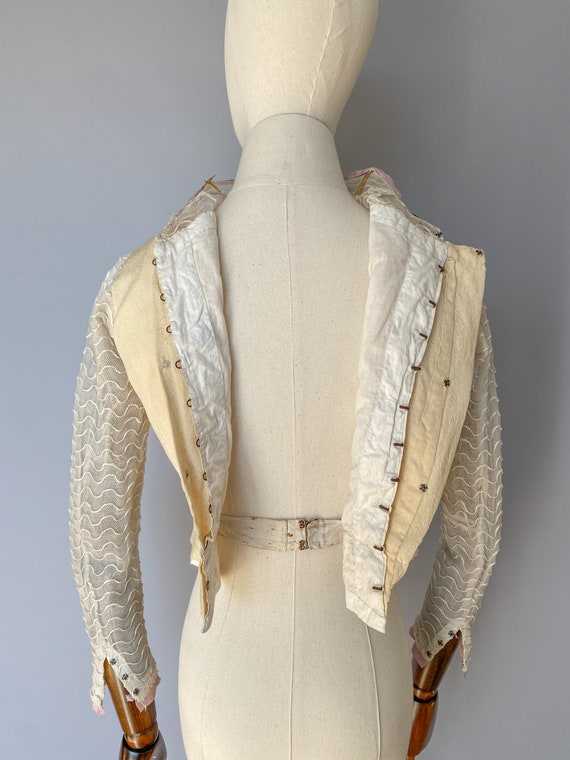 Exquisite 1900s Edwardian blouse, silk lace bodic… - image 8