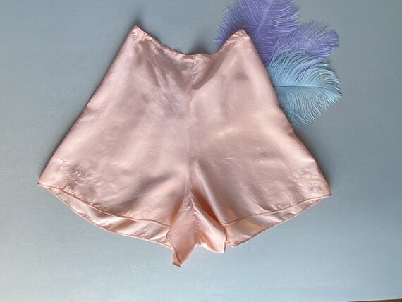 Antique French knickers, 1930s silk panties - image 2
