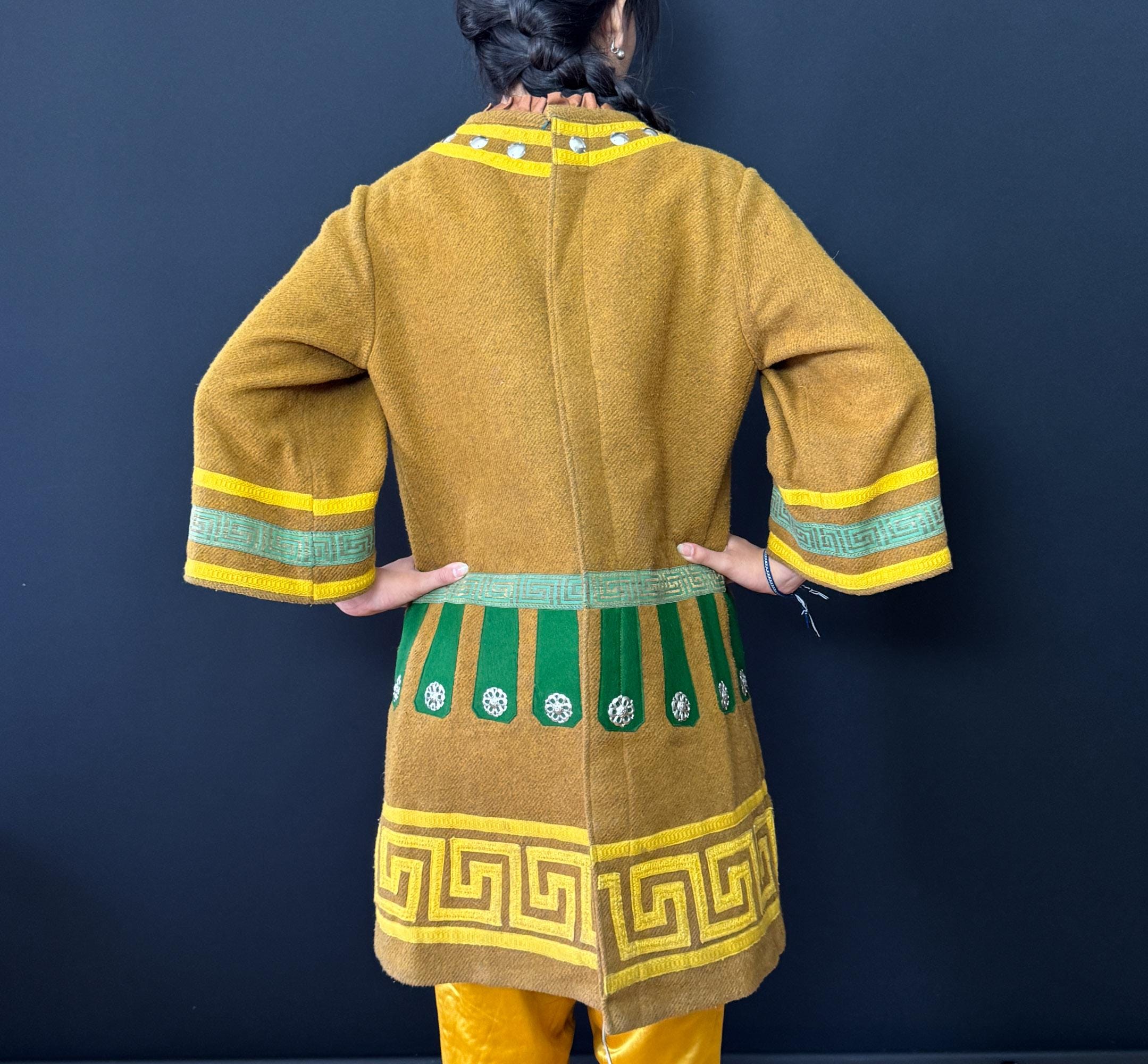 フランスアンティークシアターコスチューム2ピースセット、1900年代