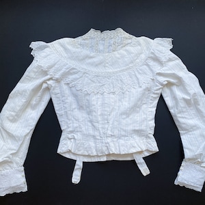 French 1900s Edwardian blouse