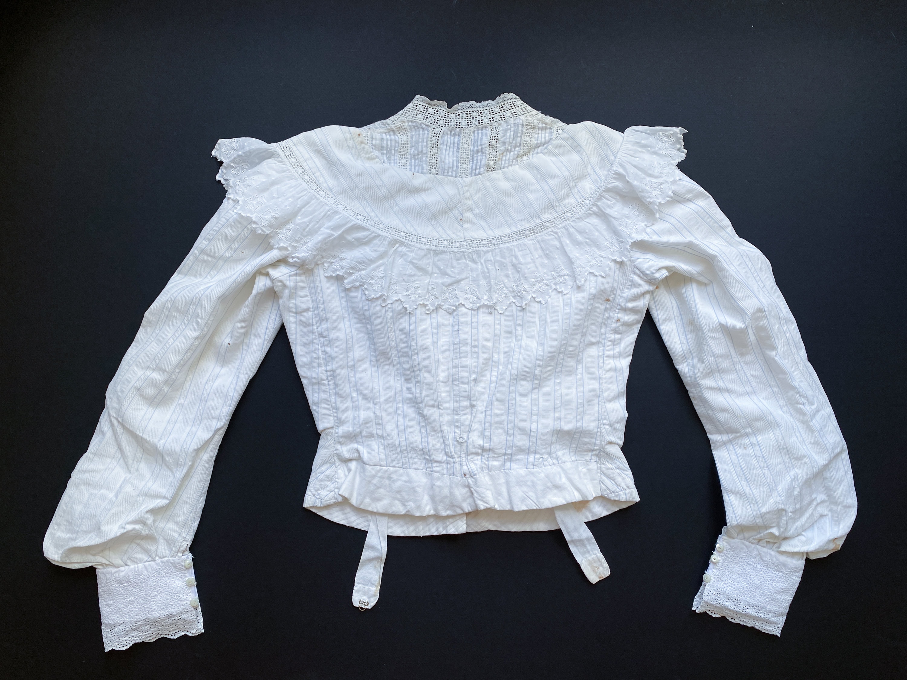 French 1900s Edwardian blouse