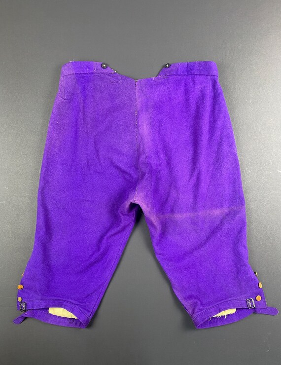 Aristide Boyer antique French purple breeches, Fr… - image 5