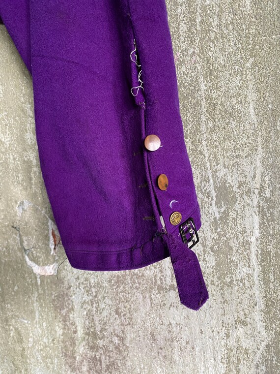 Aristide Boyer antique French purple breeches, Fr… - image 9