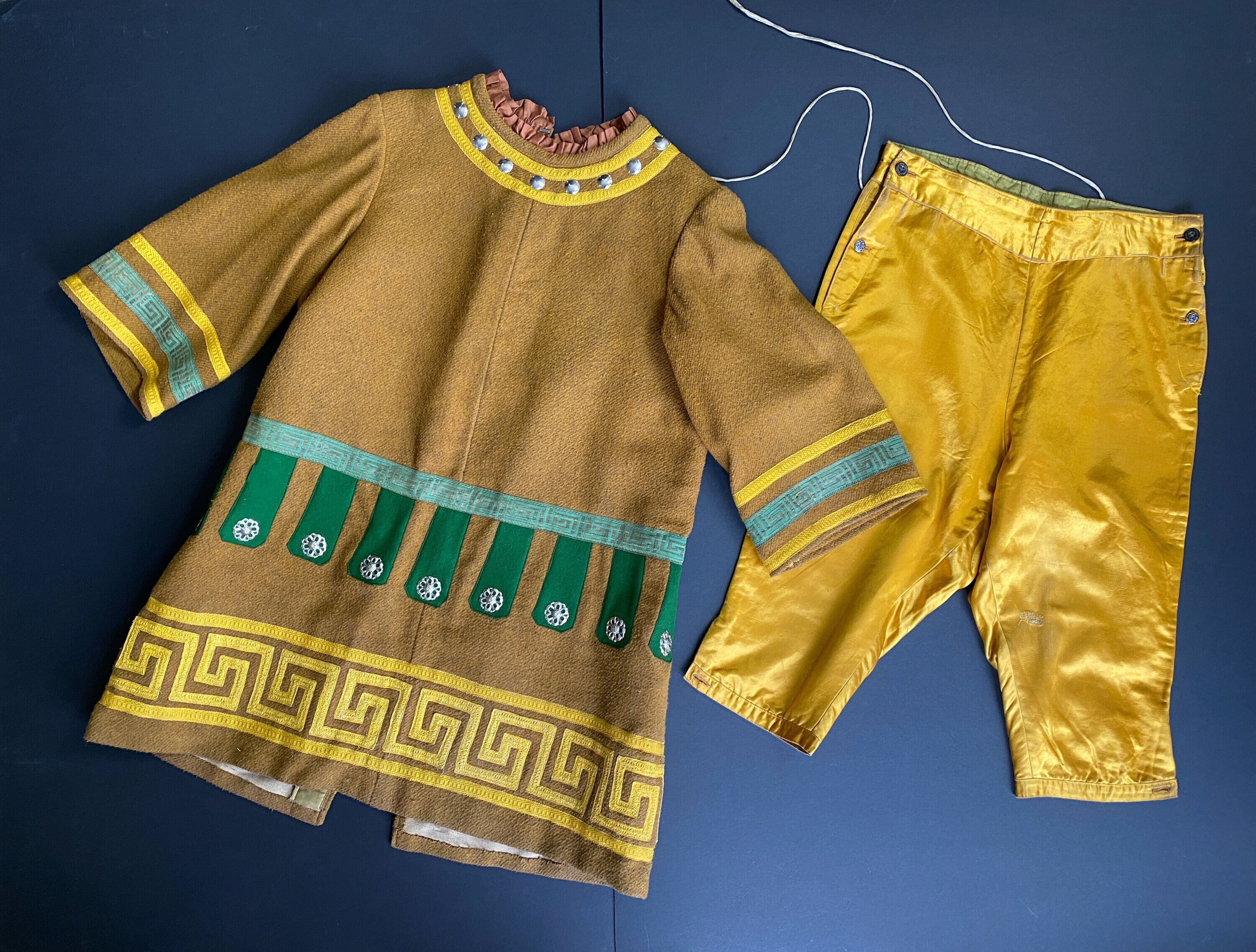 French Antique Theatre Costume 2 Piece Set, 1900s - 1920s, Art