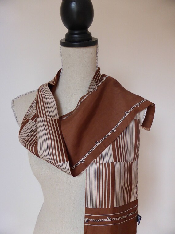 Vintage Paco Rabanne Silk Scarf Men's Scarf 70s Si