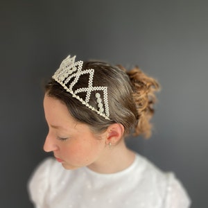 Vintage tiara, French vintage bridal crown